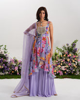 TWILIGHT BLOOM SHARARA SET