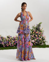 PURPLE HAZE PEPLUM SET