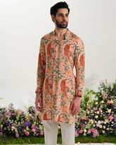 kurta peach color