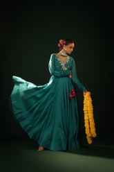 EMERALD MUSE ANARKALI SET