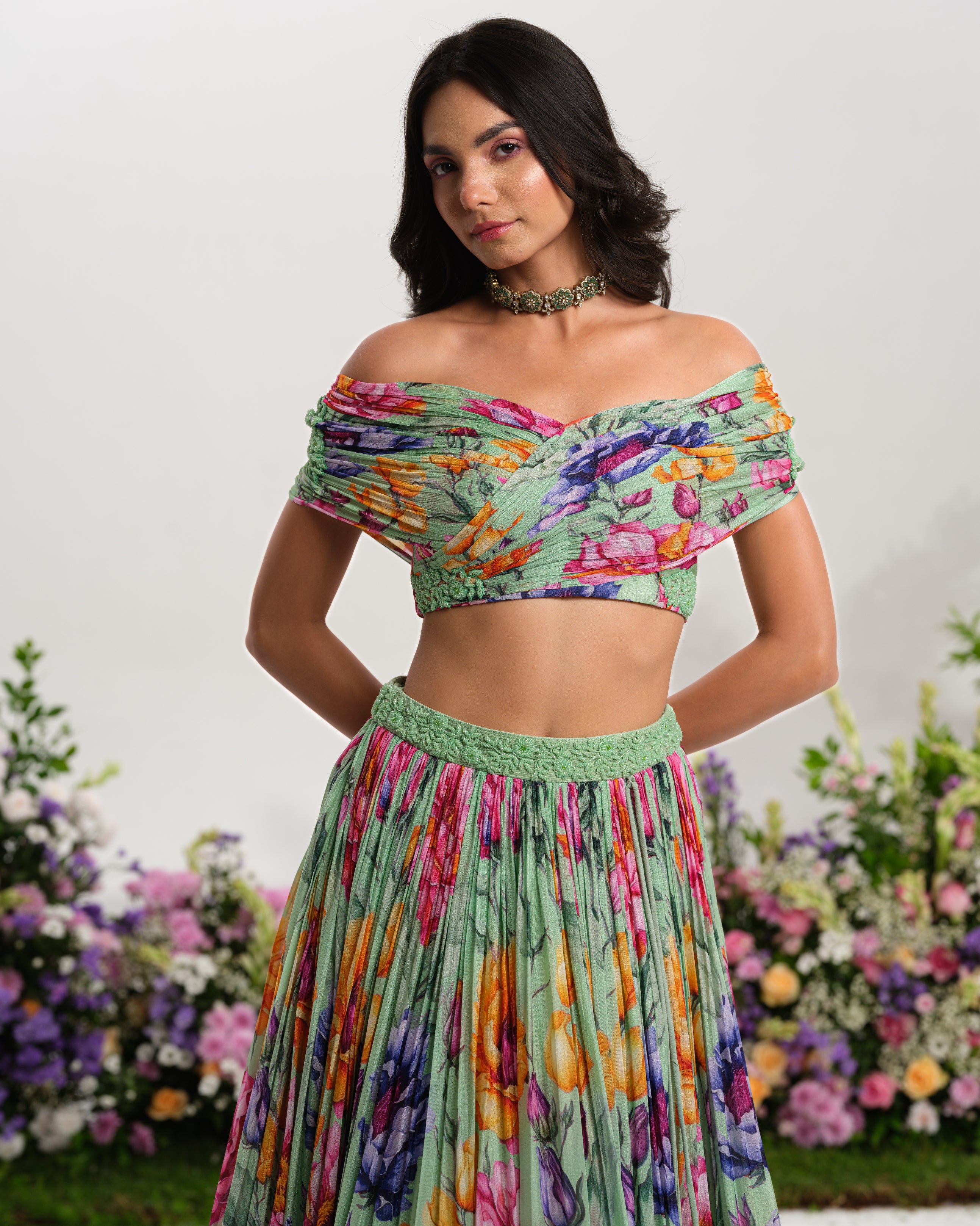 Meadow Melody Lehenga Set