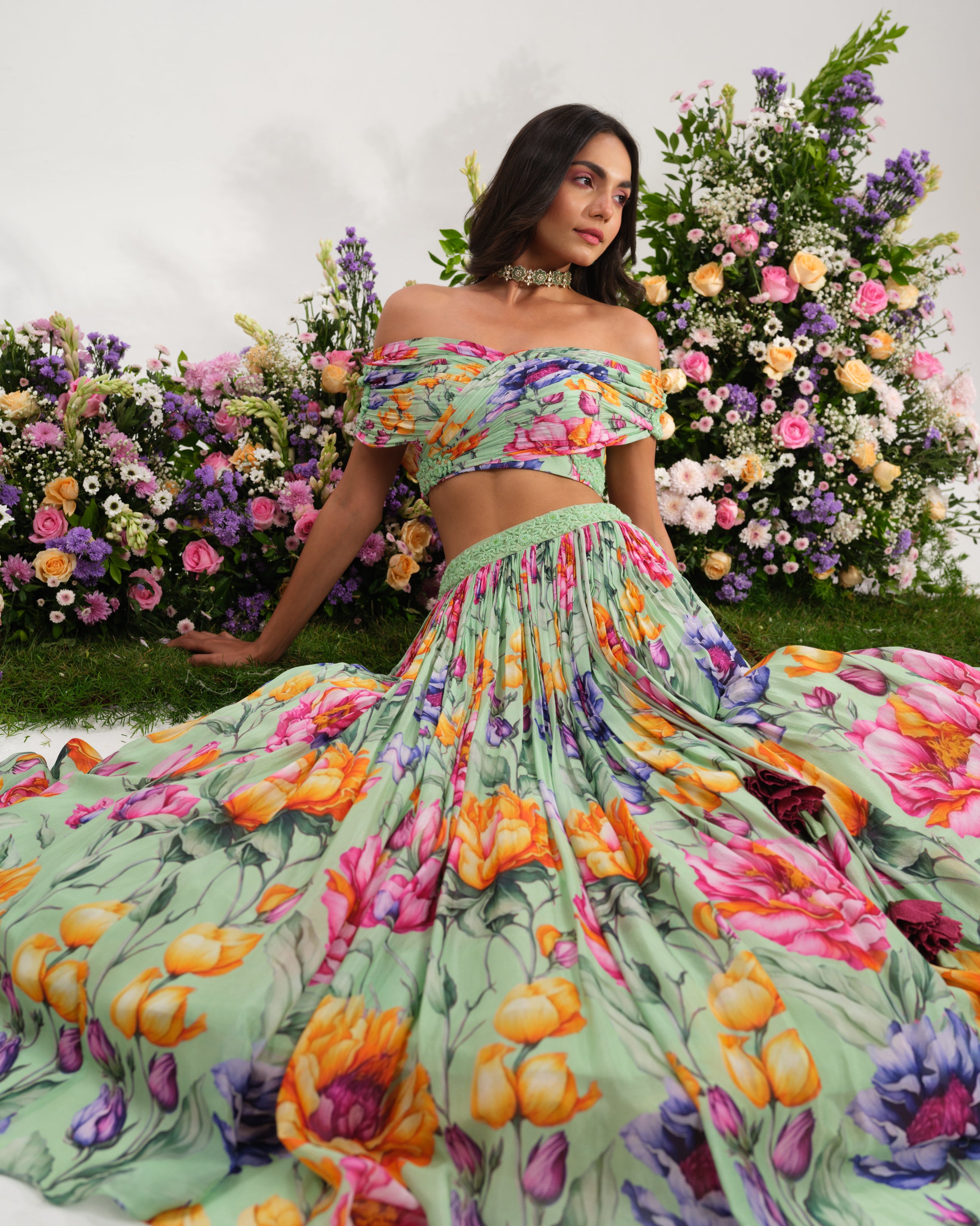 Meadow Melody Lehenga Set