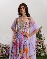 TWILIGHT BLOOM SHARARA  SET