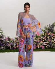 LILAC BLOOM CAPE SET