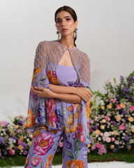LILAC BLOOM CAPE SET