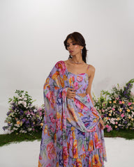 WISTERIA TIERED LEHENGA SET