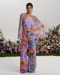 LILAC BLOOM CAPE SET