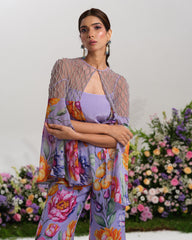 LILAC BLOOM CAPE SET