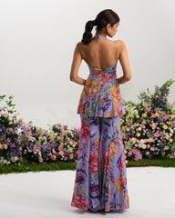 PURPLE HAZE PEPLUM SET