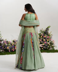 VERDANT FLEUR LEHENGA SET