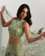 VERDANT FLEUR LEHENGA SET