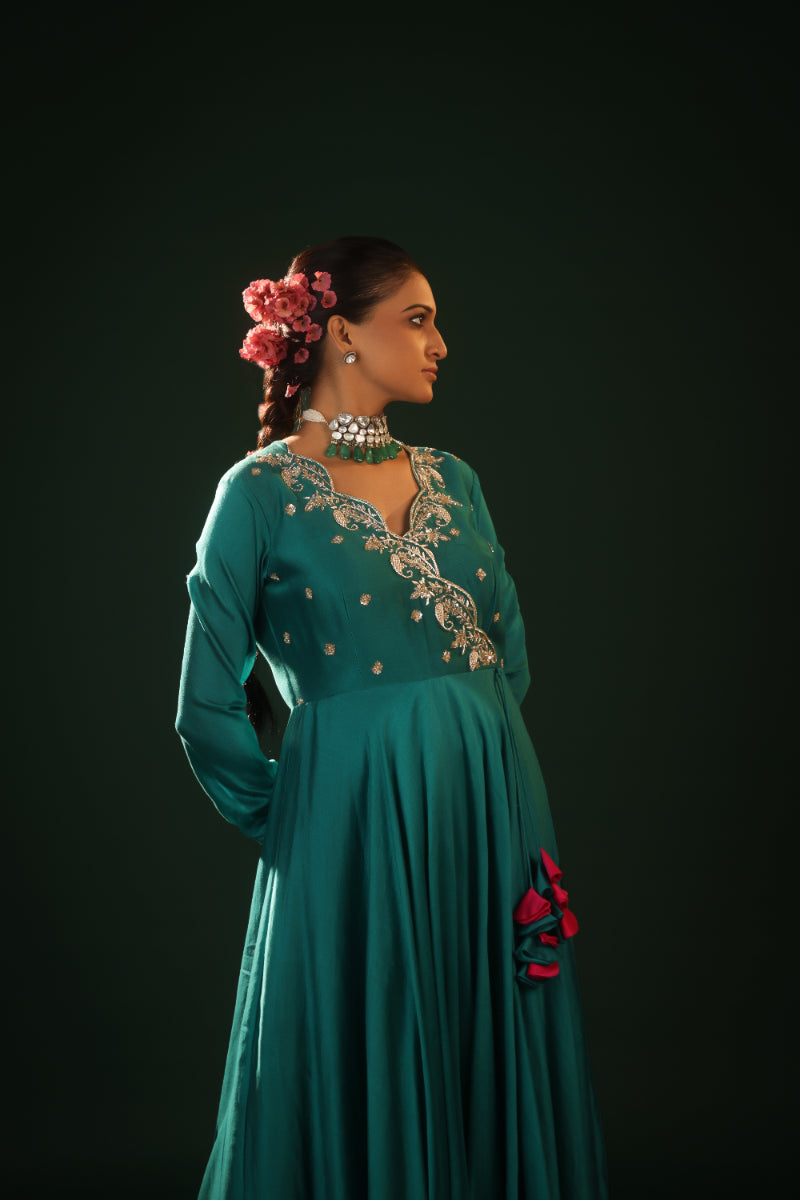 EMERALD MUSE ANARKALI SET