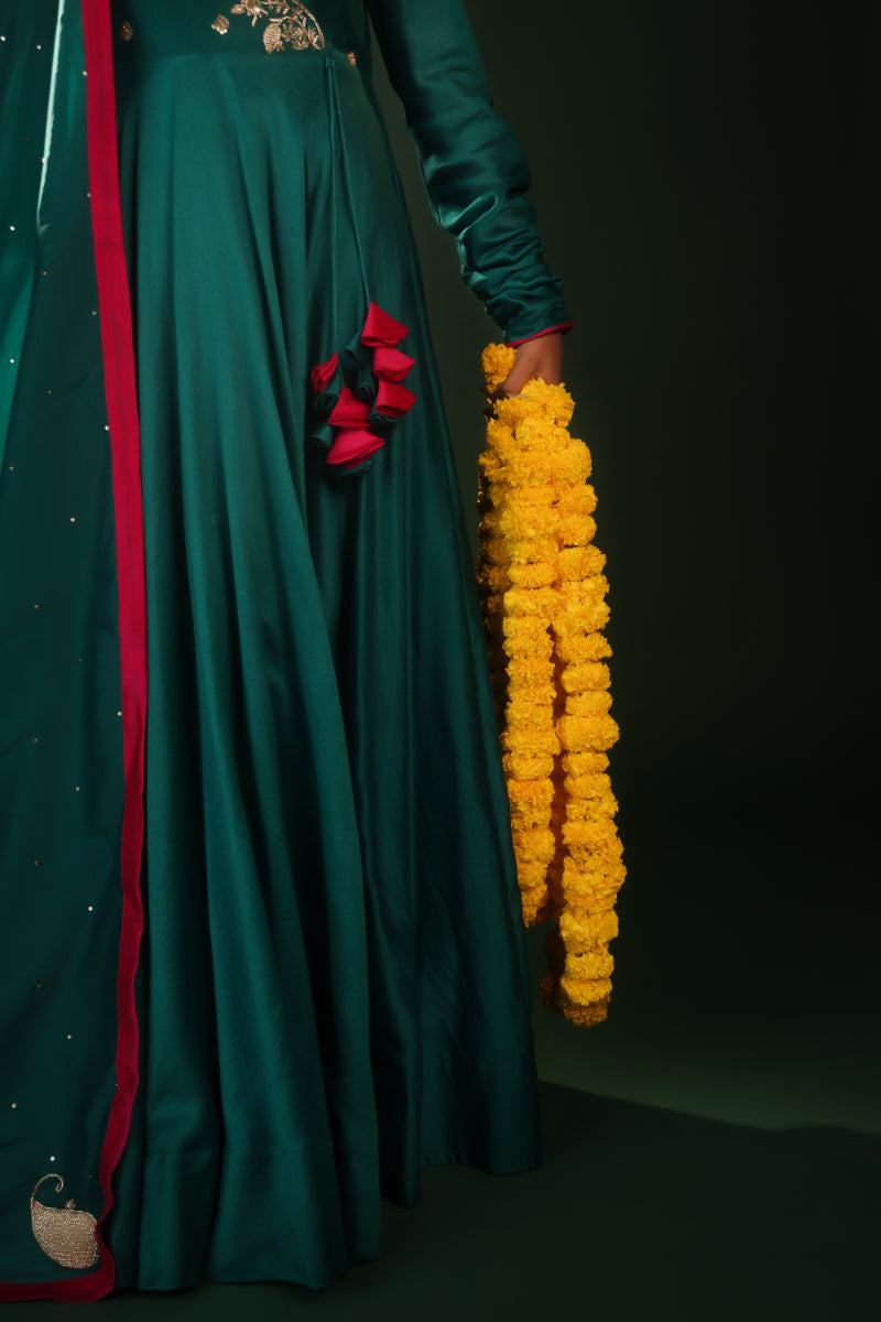 EMERALD MUSE ANARKALI SET