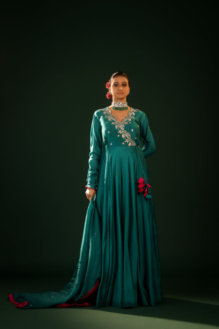EMERALD MUSE ANARKALI SET