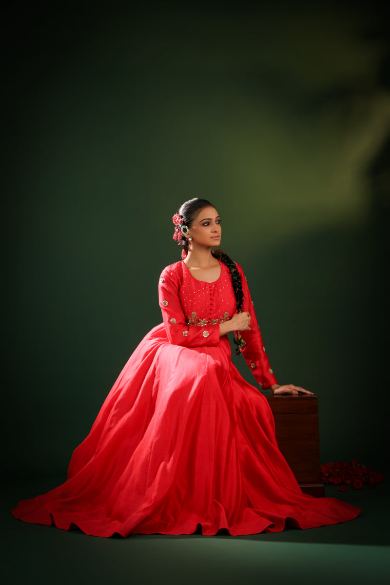 RUBY ELEGANCE ANARKHALI SET