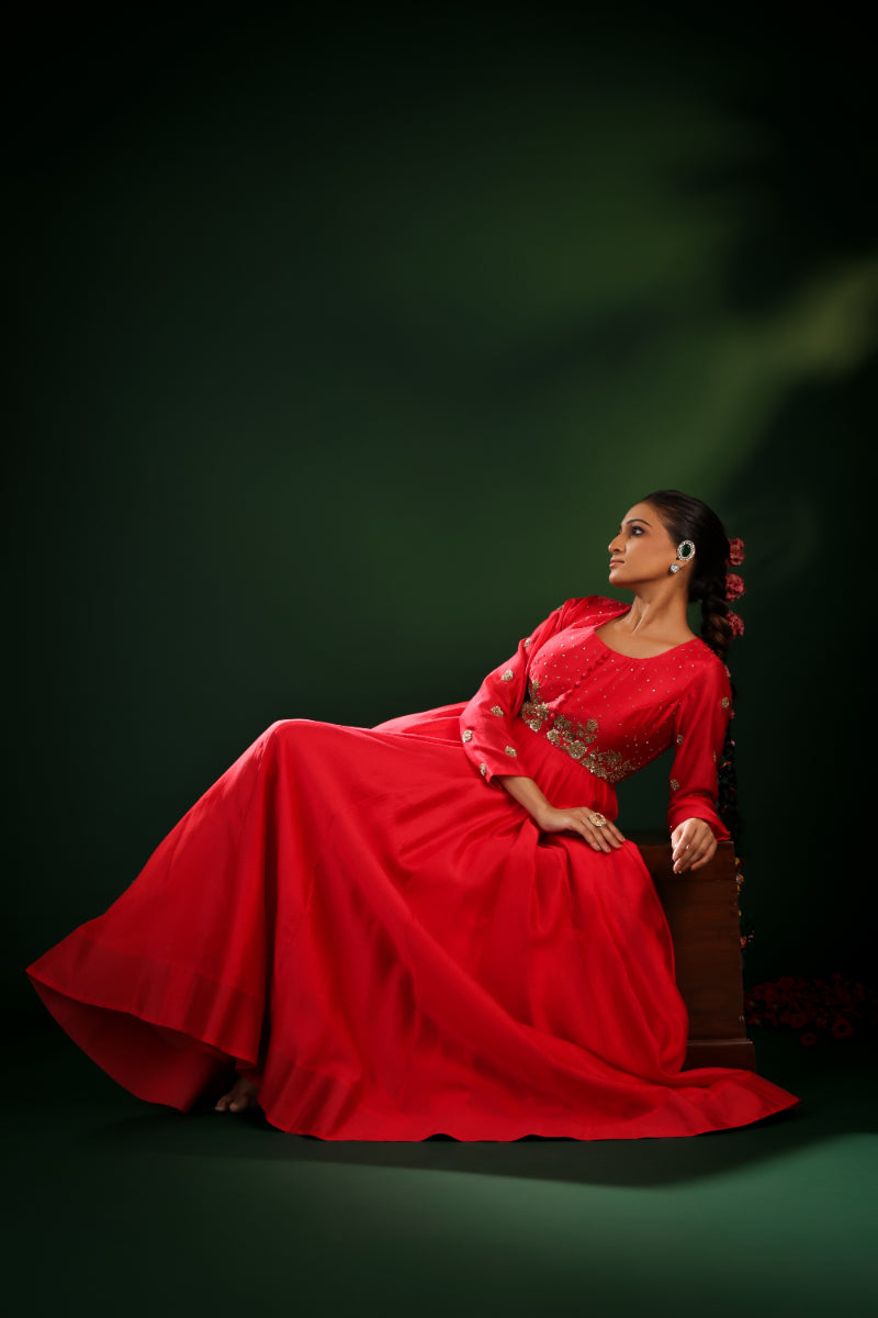 RUBY ELEGANCE ANARKHALI SET