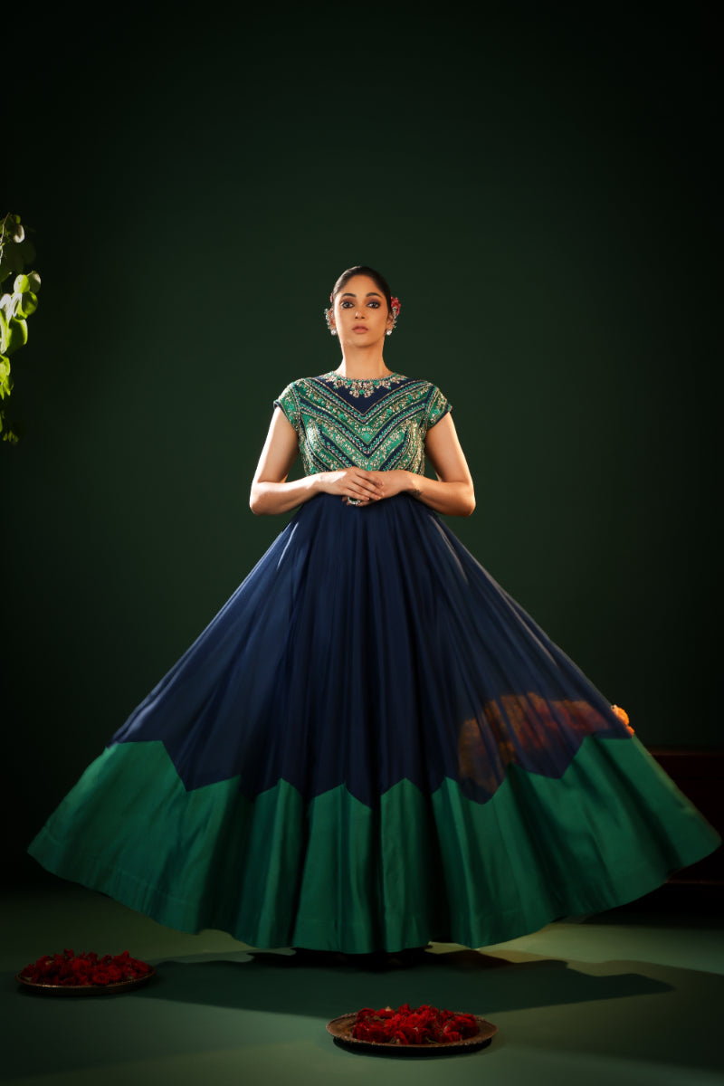 SONG OF BLUE ANARKHALI SET