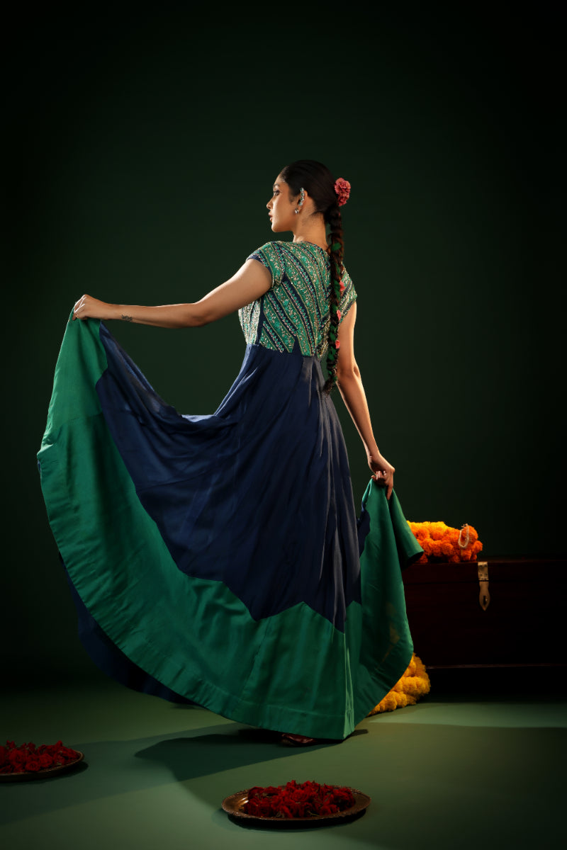 SONG OF BLUE ANARKHALI SET