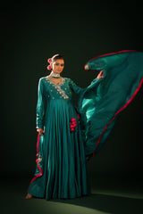 EMERALD MUSE ANARKALI SET