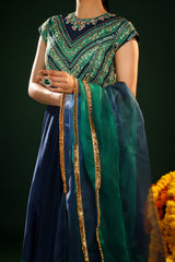 SONG OF BLUE ANARKHALI SET