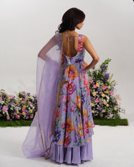 TWILIGHT BLOOM SHARARA  SET