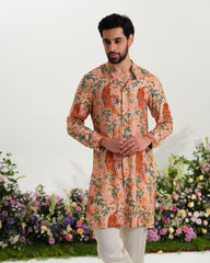 kurta peach color