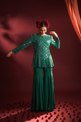 EMERALD SHARARA SET