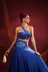 AZURE WHIRL LEHENGA SET
