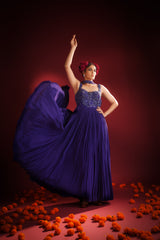 MIDNIGHT WHIRL GOWN SET