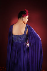 MIDNIGHT WHIRL GOWN SET