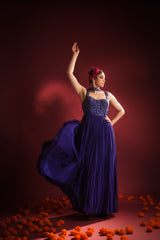 MIDNIGHT WHIRL GOWN SET