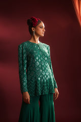 EMERALD SHARARA SET