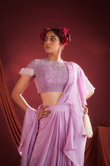 LILAC LUXE PREDRAPED SAREE
