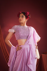 LILAC LUXE PREDRAPED SAREE