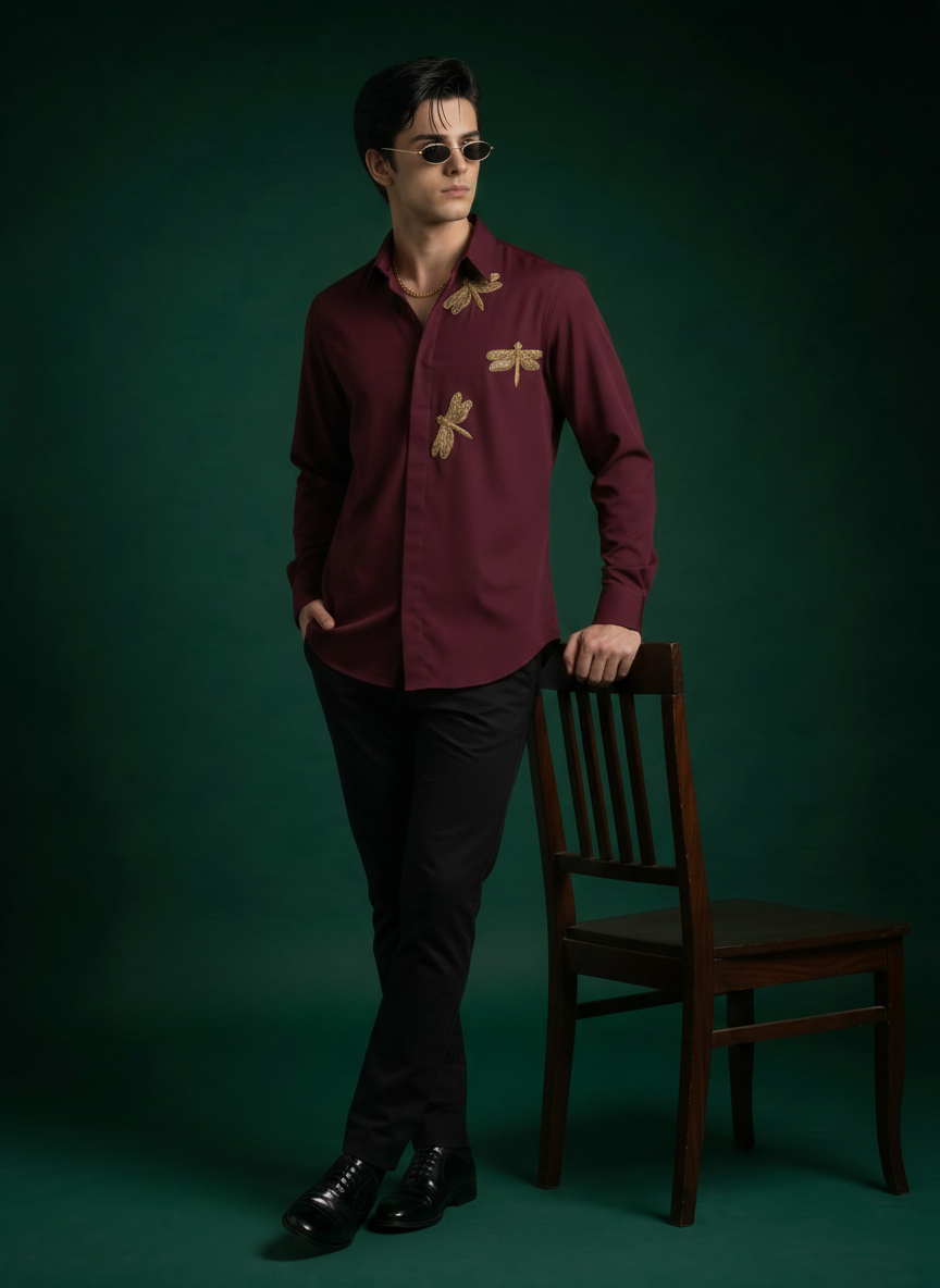 Crimson Flight Shirt